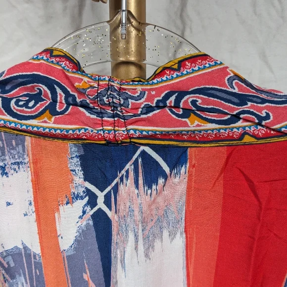 Tolani Collection NWT Colorful Kimono Sz 2XP - Picture 7 of 11